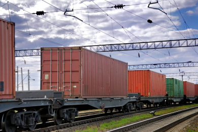 Общее время обработки контейнерного поезда на станции Карталы было сокращено до 150 минут