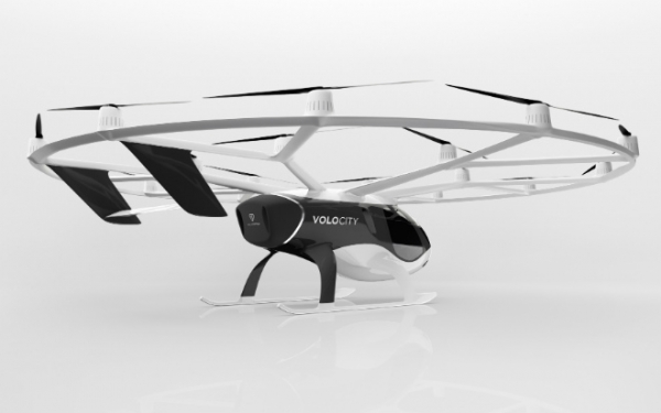 Volocopter  раскрыла характеристики мультикоптера VoloCity 