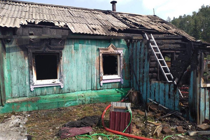 Пьяная россиянка и трое детей погибли при пожаре в жилом доме